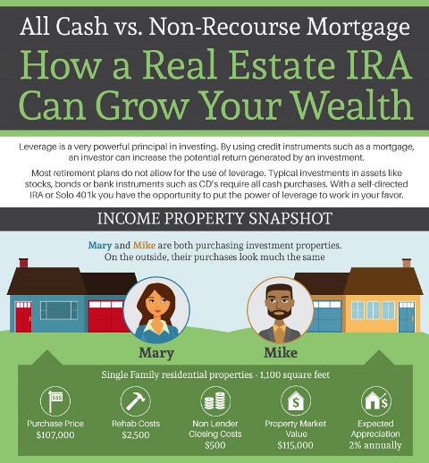 Real Estate IRA Infographic