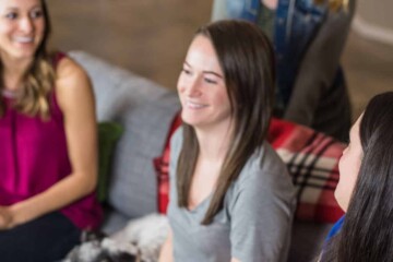 group of women laughing