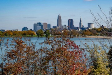 Edgewater Beach in Cleveland, Ohio.