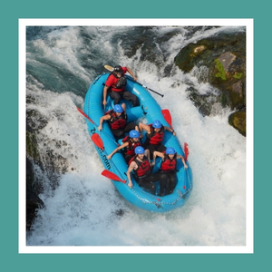 White water rafting on the White Salmon River.