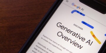 Google's Generative AI Overview pulled up on a mobile device.